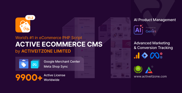 We install, brand and customize Active eCommerce CMS in 48 hours.